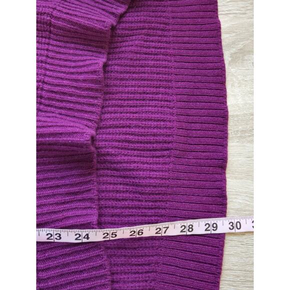 EILEEN FISHER Women's Recycled Cashmere Wool Sweater XS Jam Oversized Heavy - Picture 14 of 14